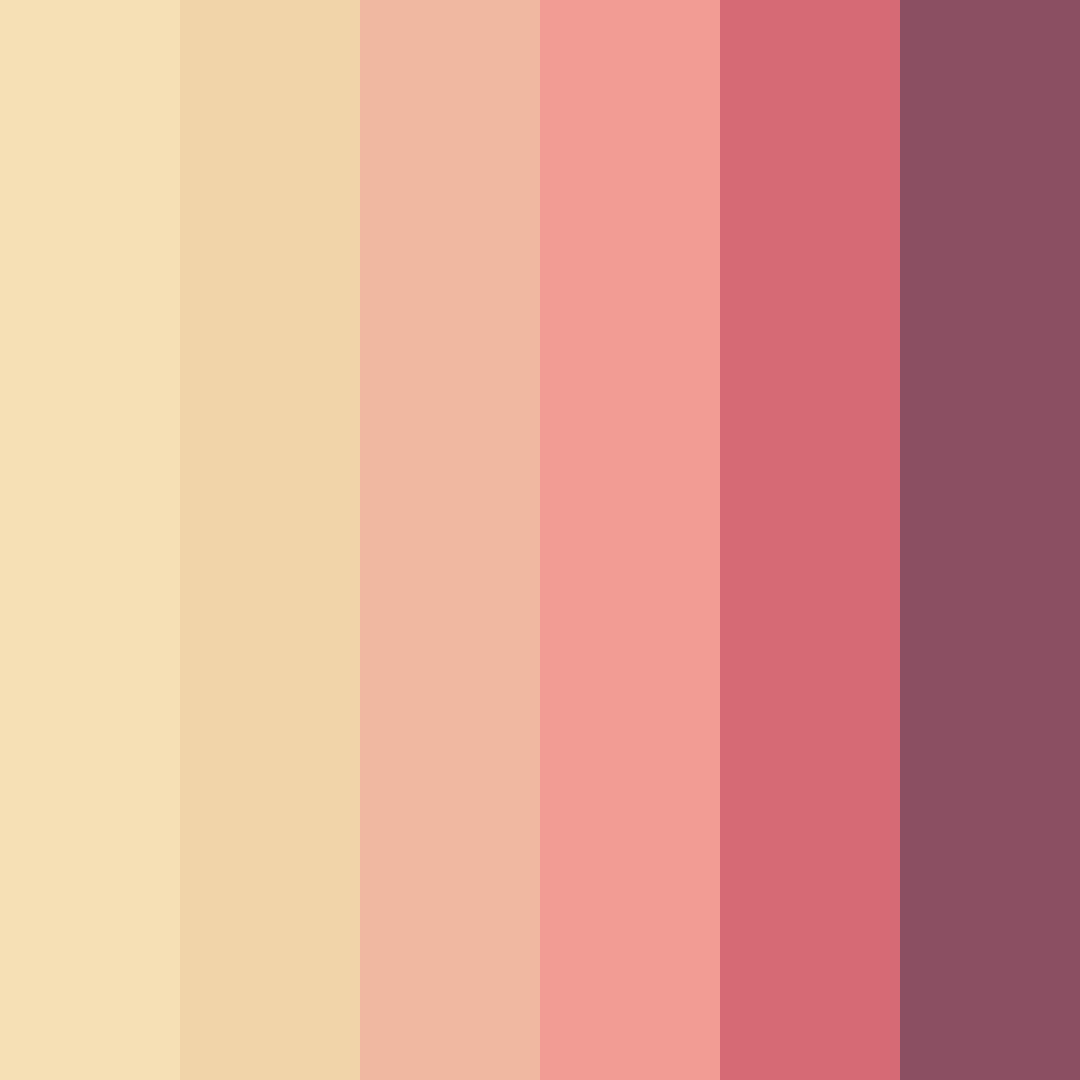Download pink cat color palette PNG image (square)
