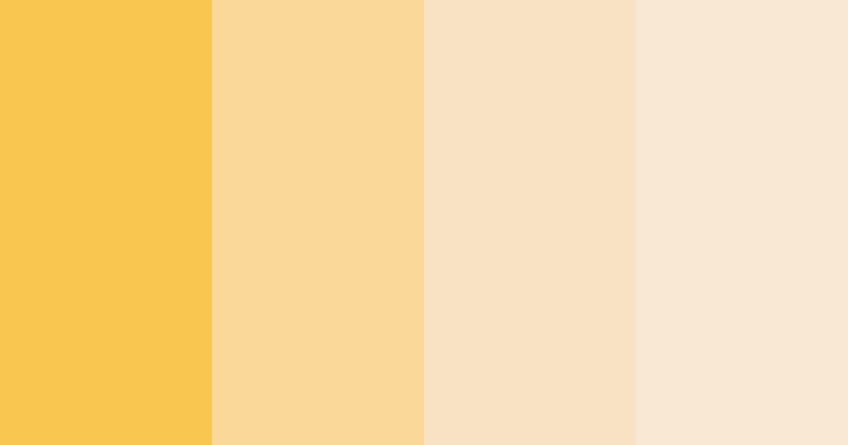 Download sunny sorbet color palette PNG image (landscape)