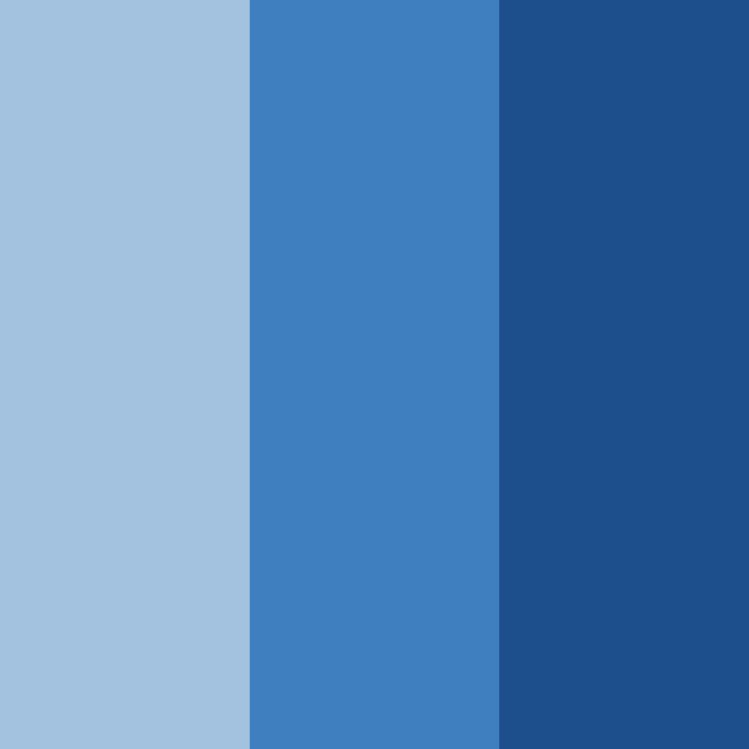 Download cool blue color palette PNG image (square)