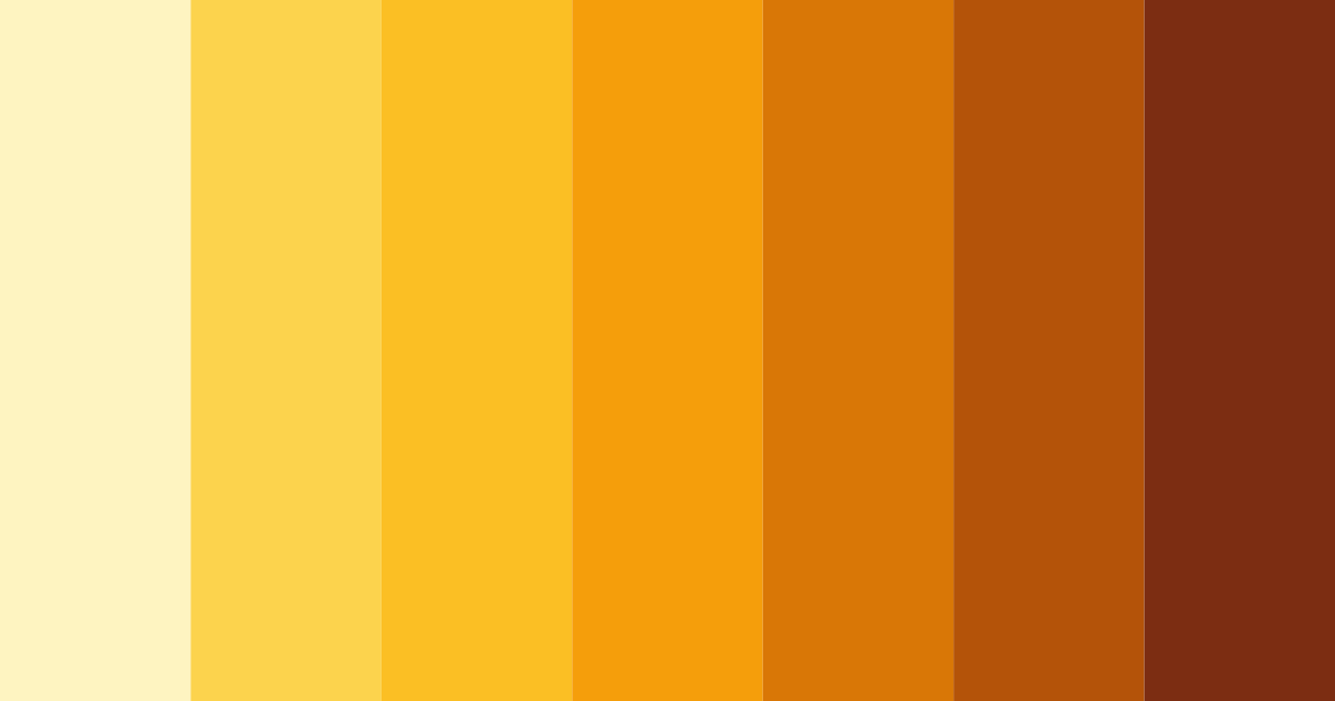 Download saffron glow color palette PNG image (landscape)