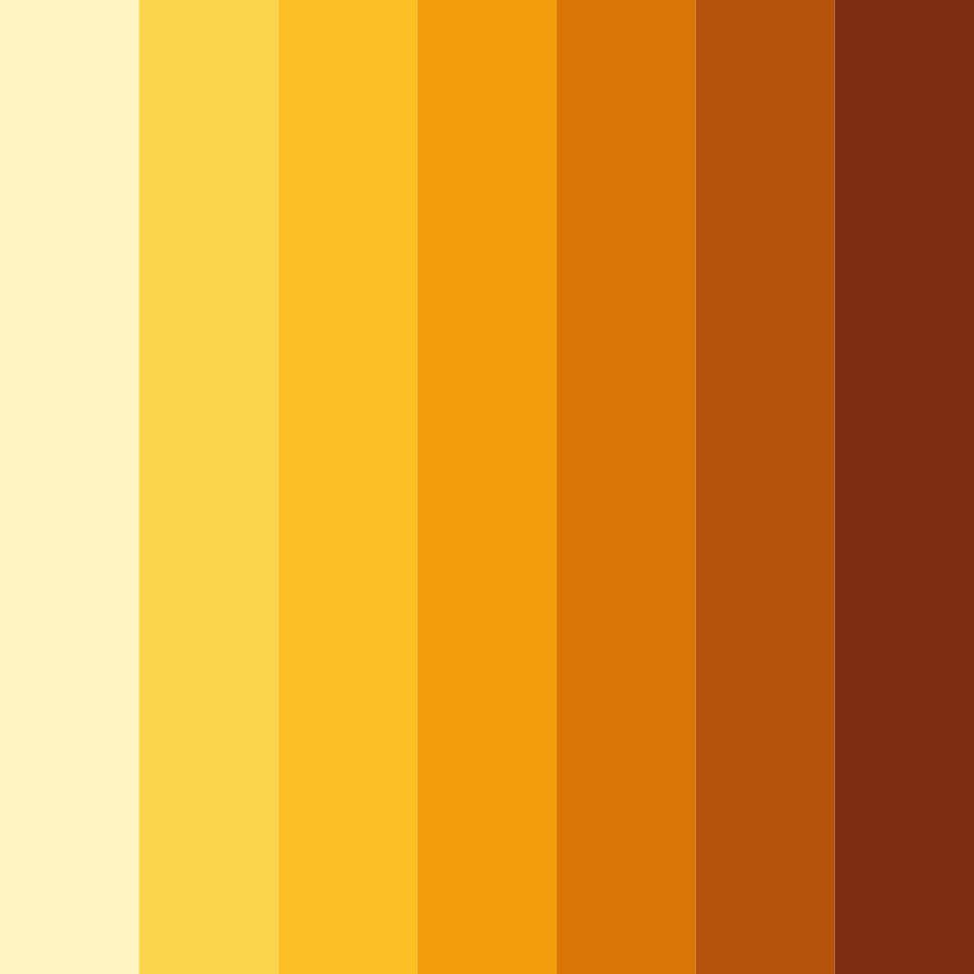 Download saffron glow color palette PNG image (square)