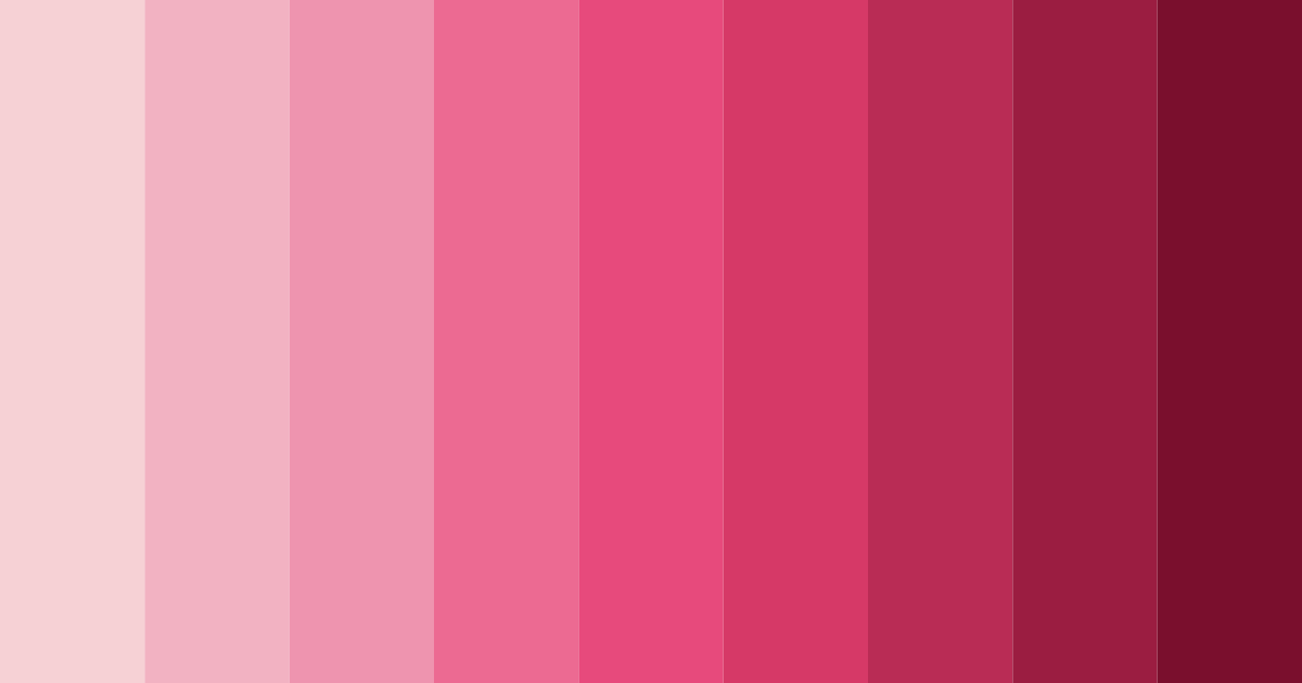 Download rose shades color palette PNG image (landscape)
