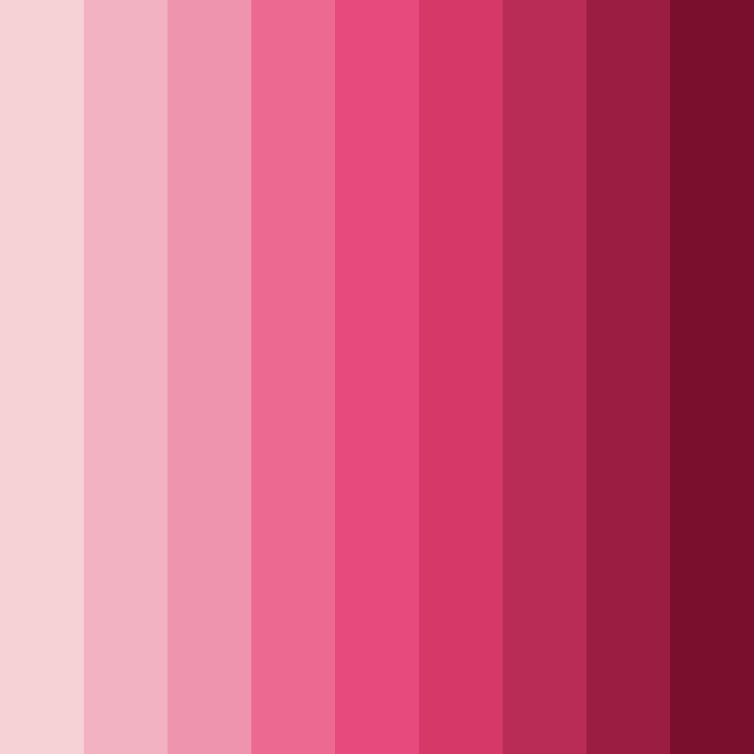 Download rose shades color palette PNG image (square)