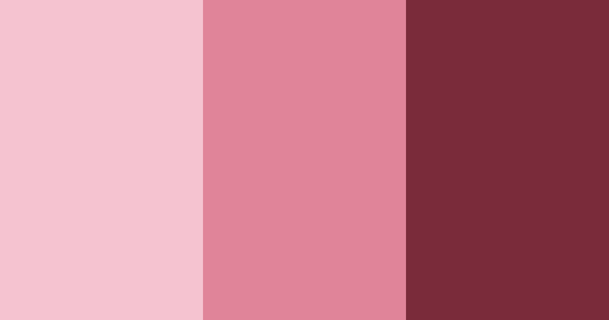 Download dark rose shades color palette PNG image (landscape)