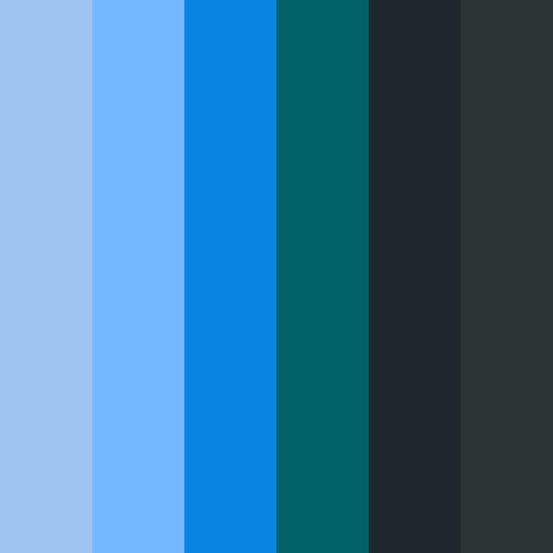 Download oceanic depths color palette PNG image (square)