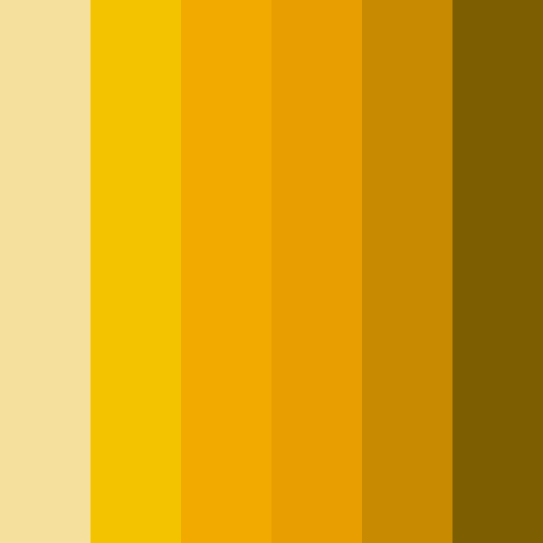 Download golden nectar color palette PNG image (square)