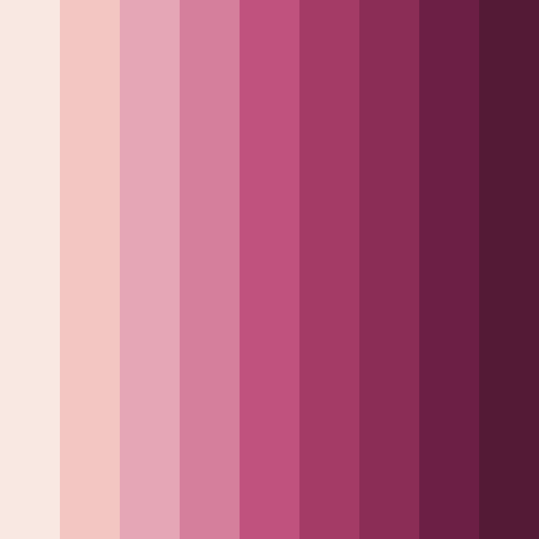 Download blushing romance color palette PNG image (square)