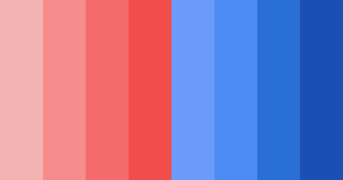 Download crimson azure harmony color palette PNG image (landscape)