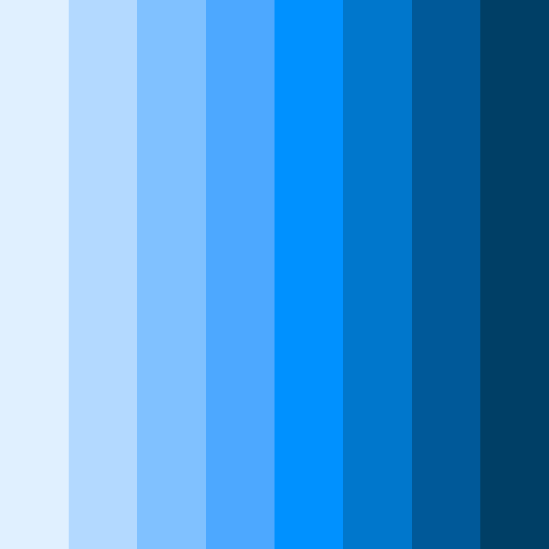 Download wedding blue color palette PNG image (square)