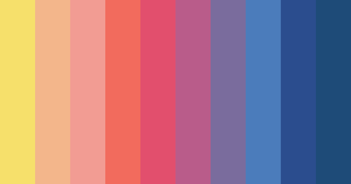 Download twilight tapestry color palette PNG image (landscape)