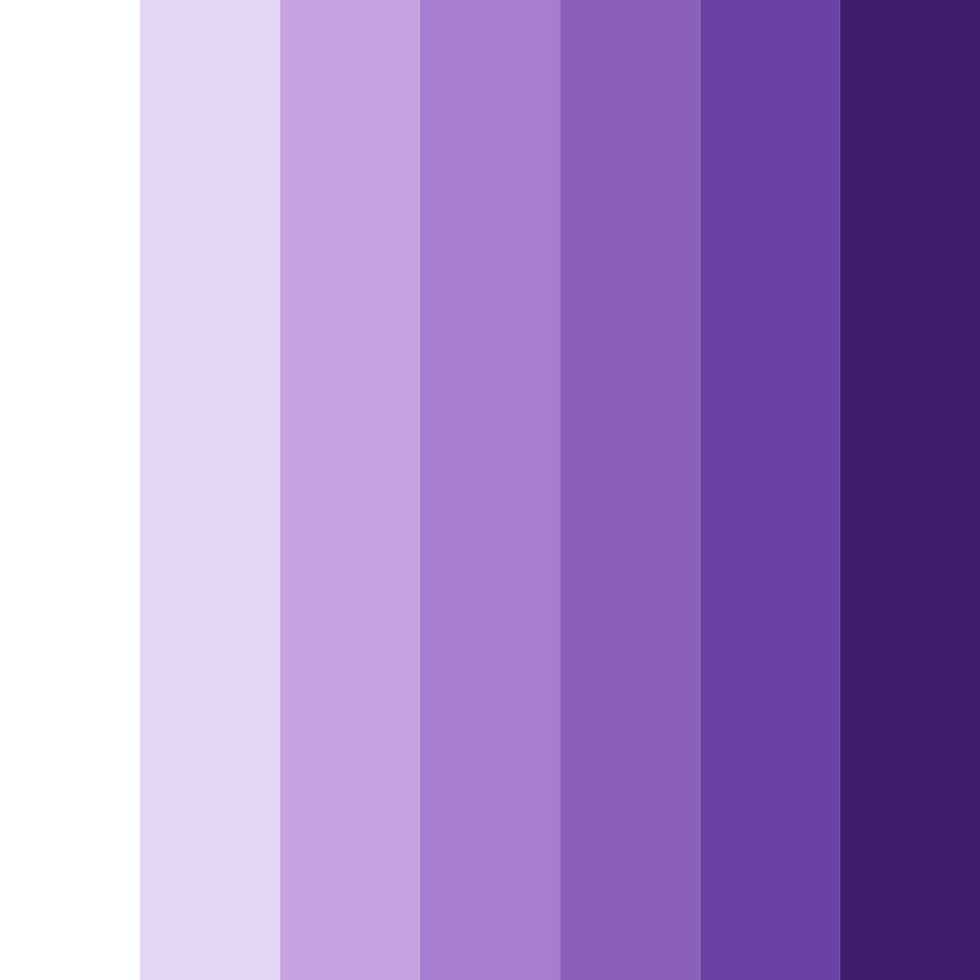 Download shades of purple color palette PNG image (square)