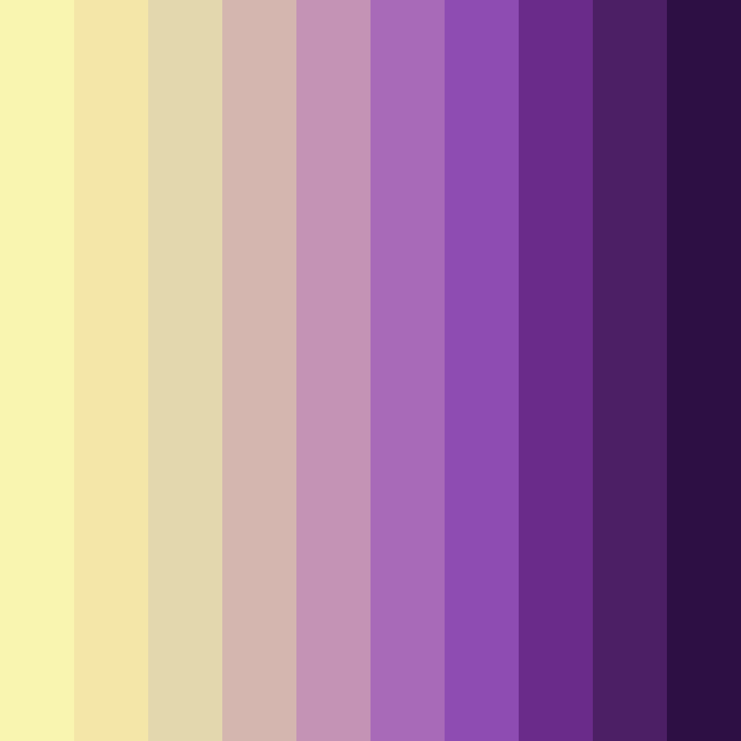 Download purple sunset color palette PNG image (square)