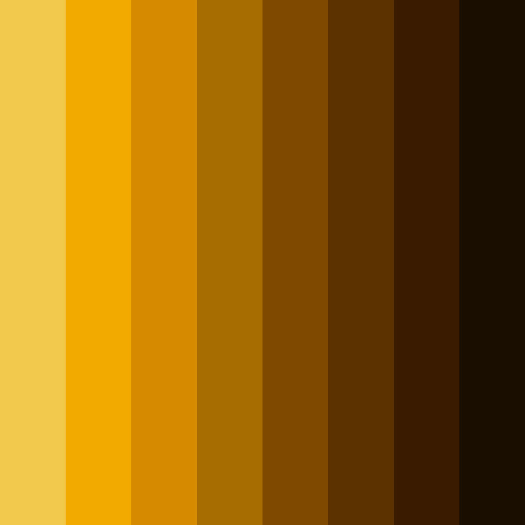 Download golden ember horizon color palette PNG image (square)