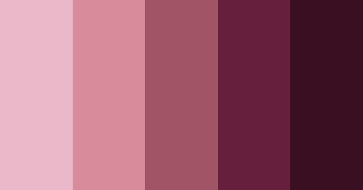 Download dark burgundy color palette PNG image (landscape)