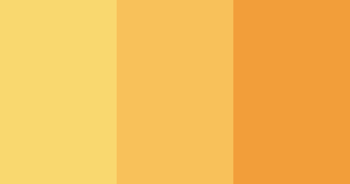 Download sunny yellow color palette PNG image (landscape)