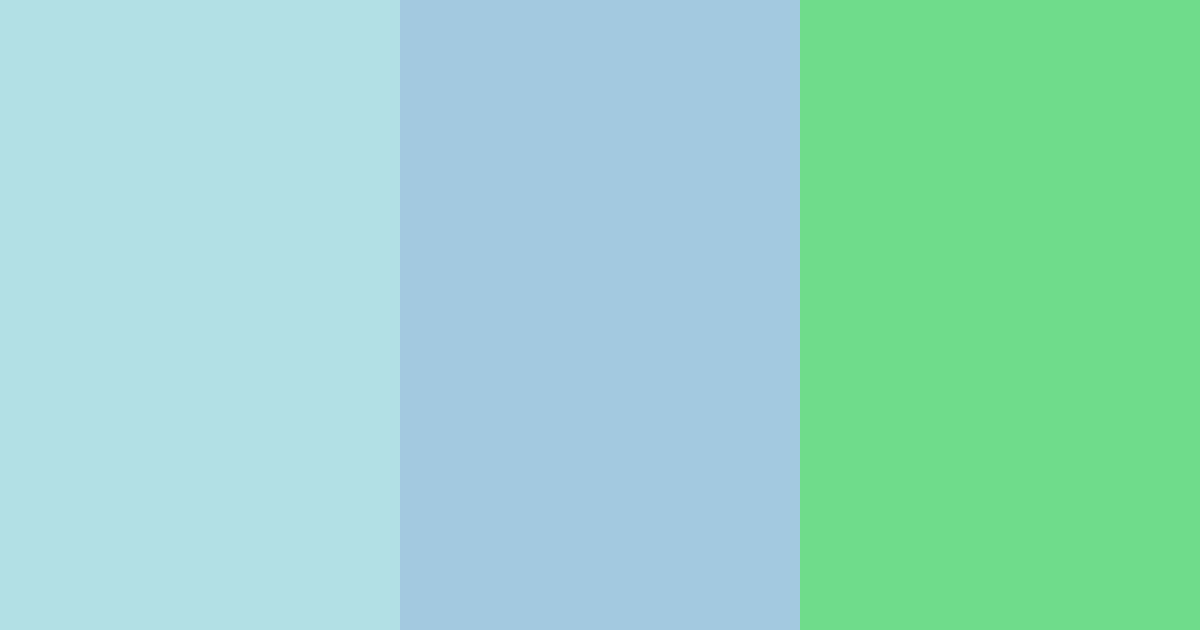 Download tropical breeze color palette PNG image (landscape)