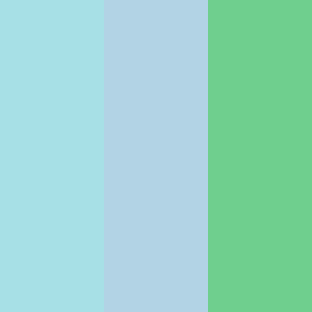 Download turquoise breeze color palette PNG image (square)