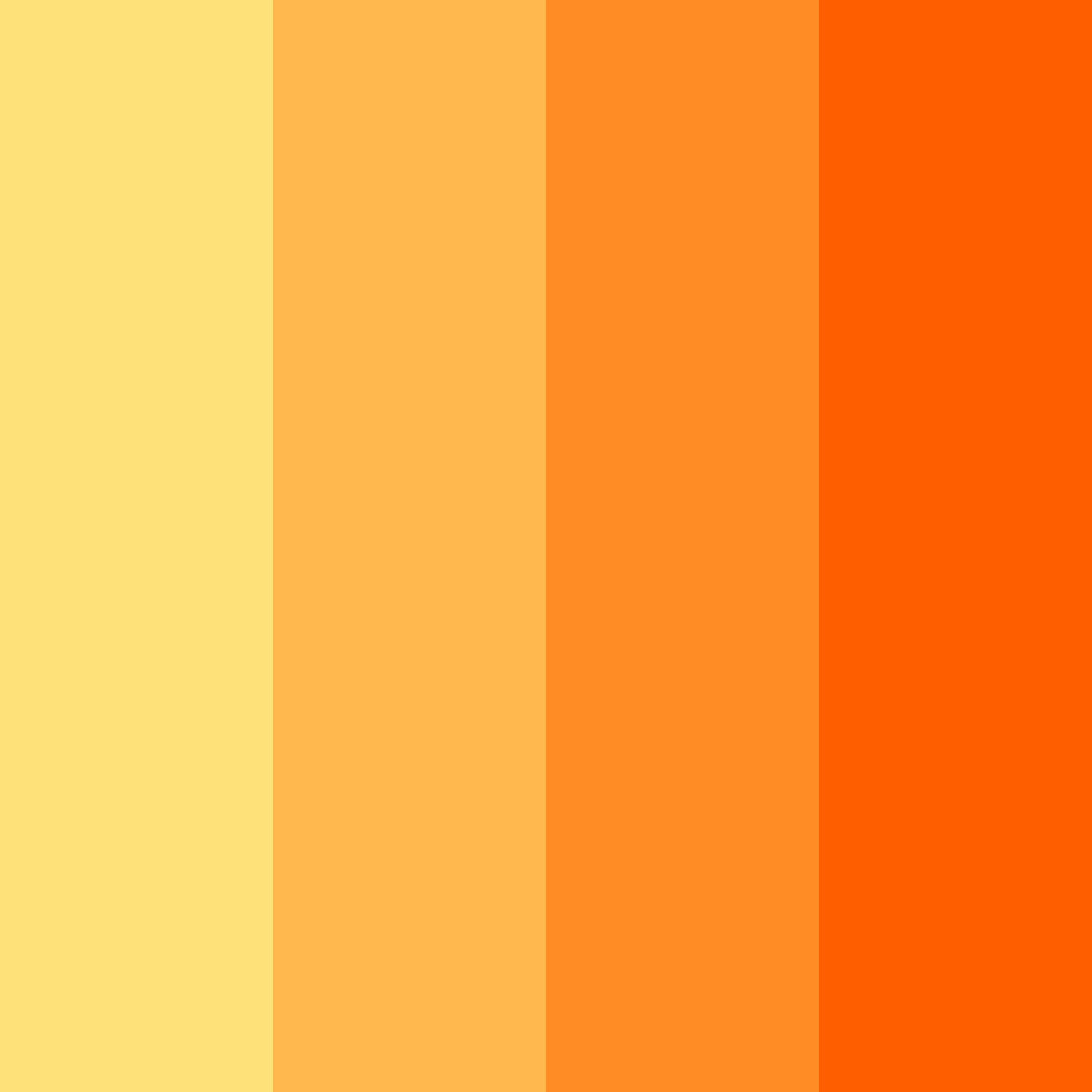 Download citrus aurora color palette PNG image (square)