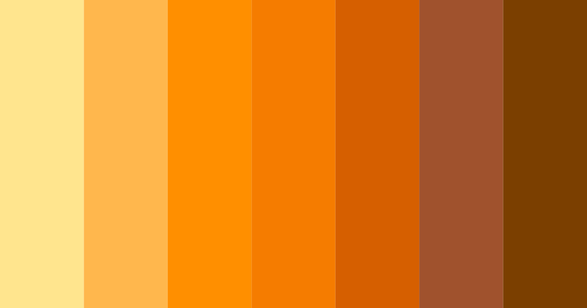 Download bright sunset color palette PNG image (landscape)