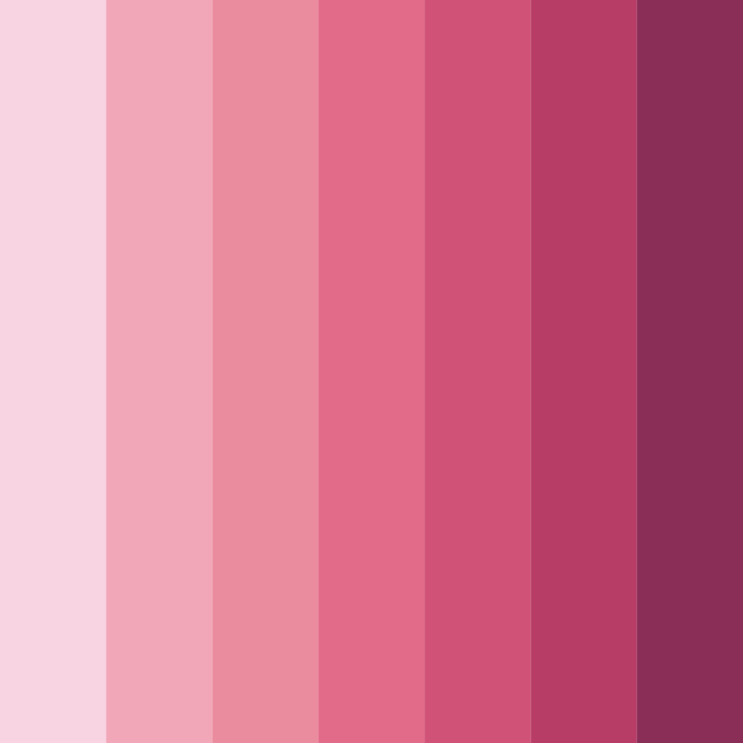 Download blush pink color palette PNG image (square)