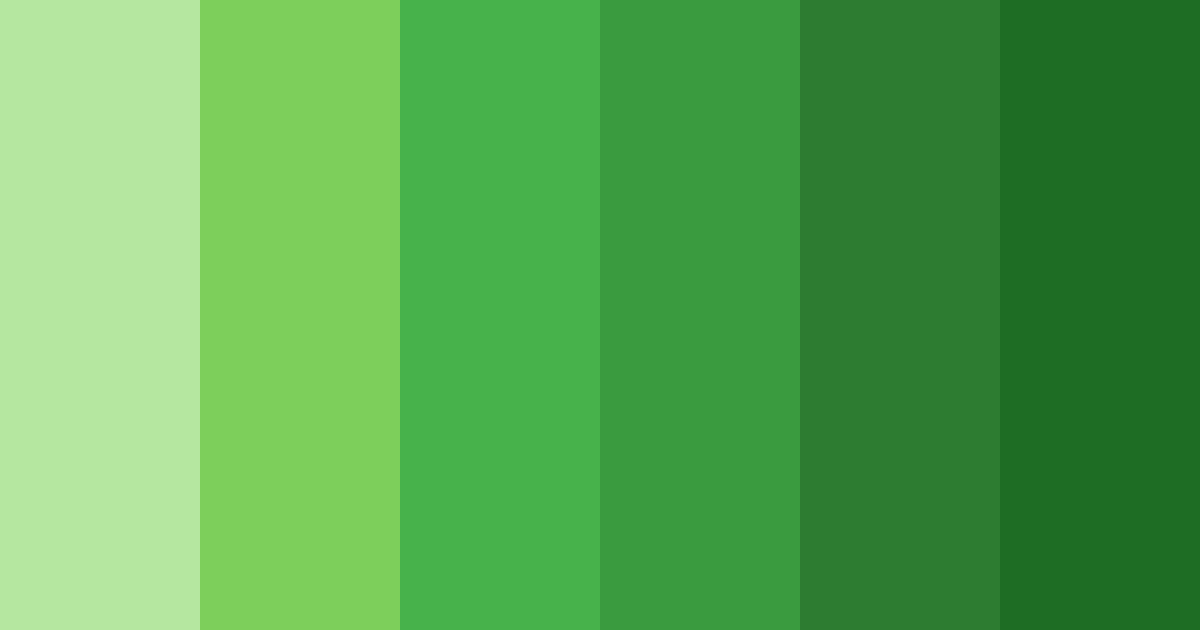 Download verdant harmony color palette PNG image (landscape)