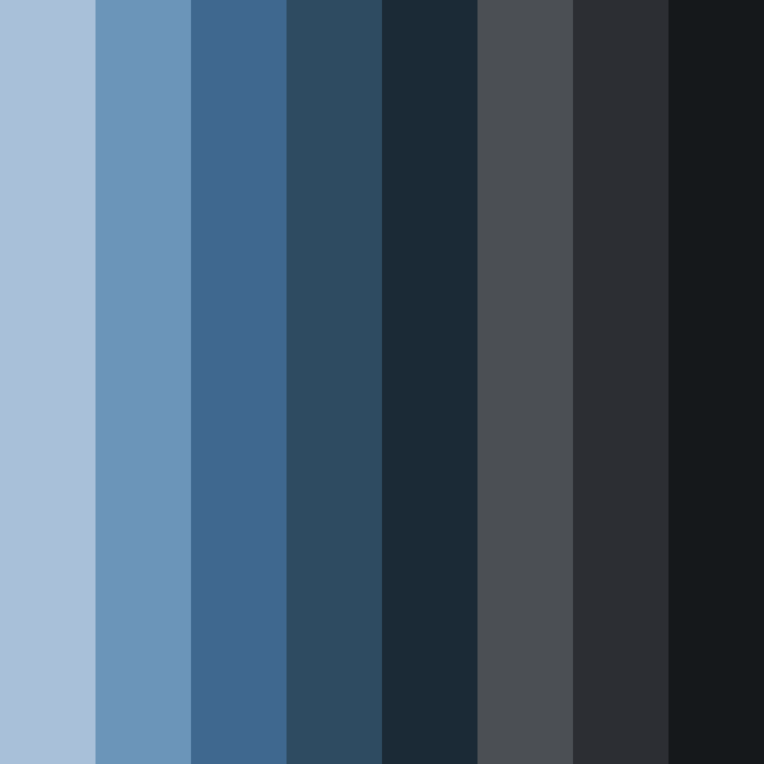 Download midnight fog color palette PNG image (square)