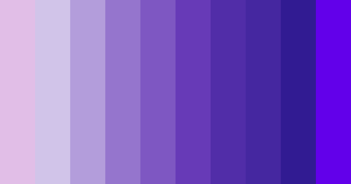 Download enchanted amethyst color palette PNG image (landscape)