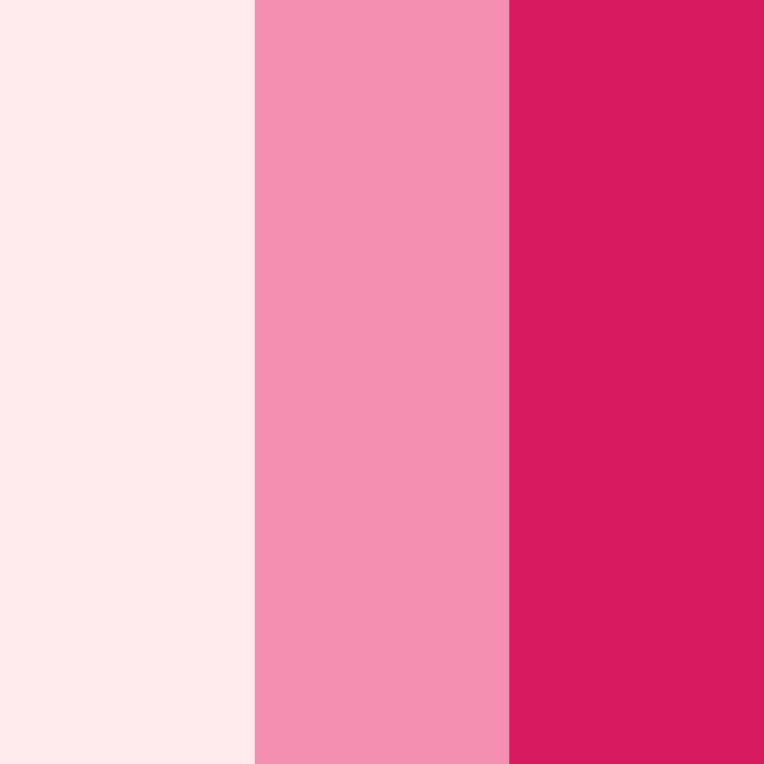 Download blushing blossoms color palette PNG image (square)