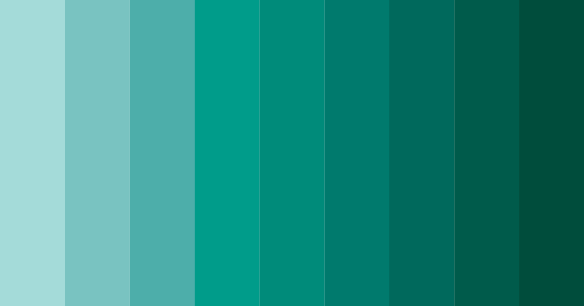 Download aqua oasis color palette PNG image (landscape)