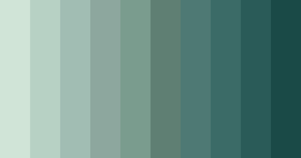 Download celtic mist and earthbound greens color palette PNG image (landscape)