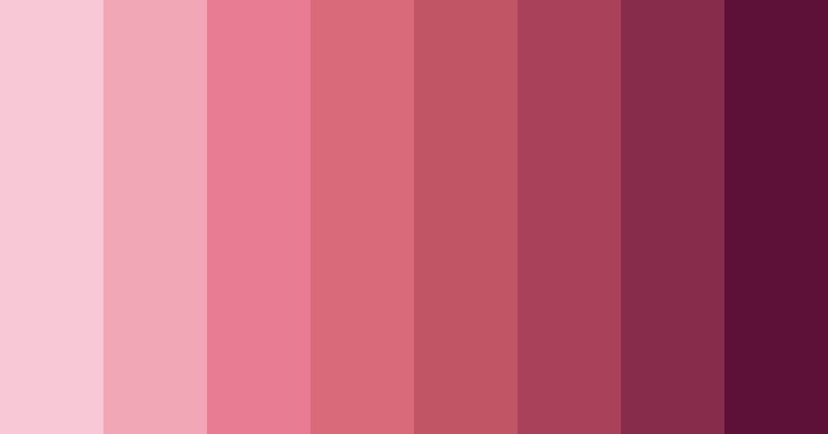 Download vivid pink color palette PNG image (landscape)