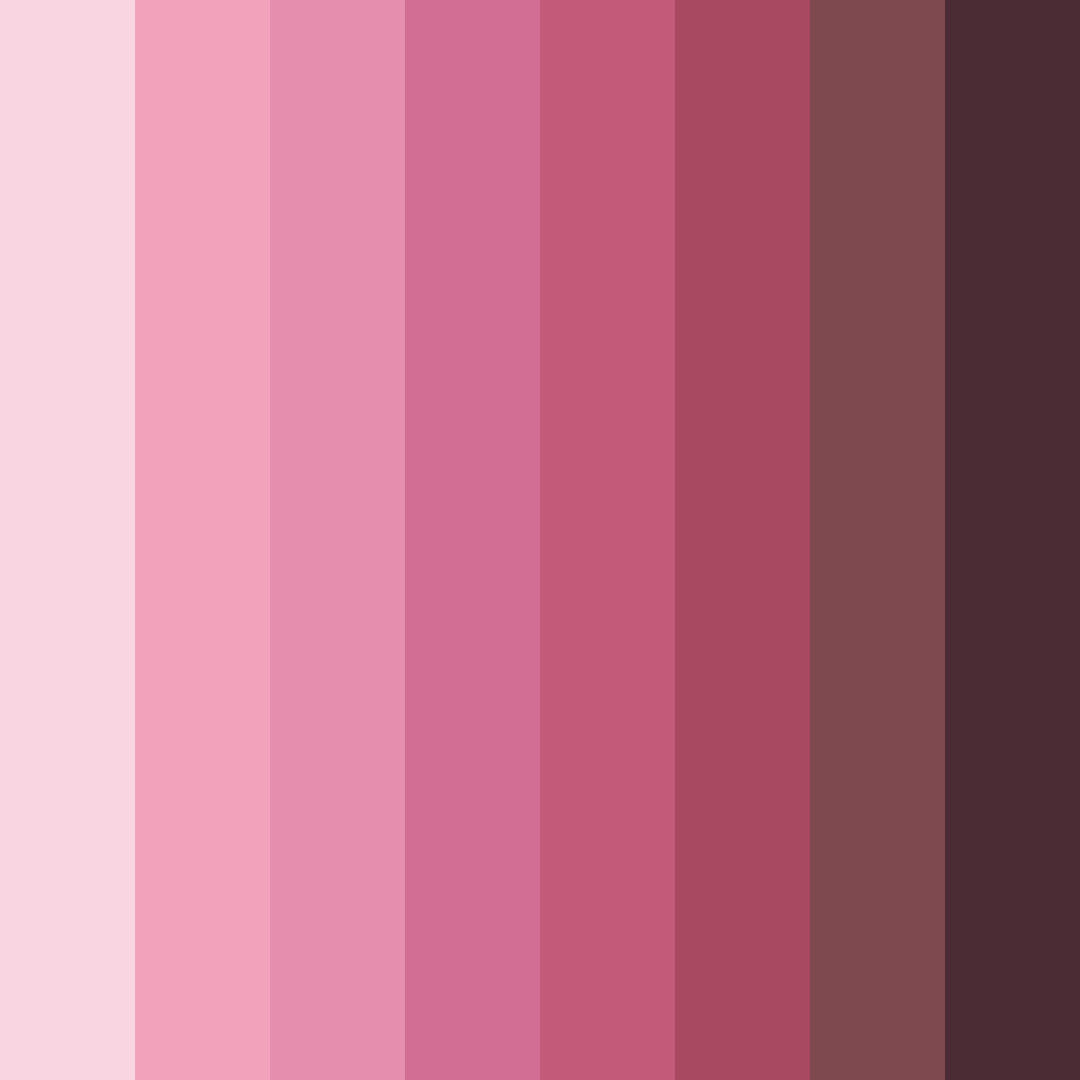 Download blushing mallow whispers color palette PNG image (square)