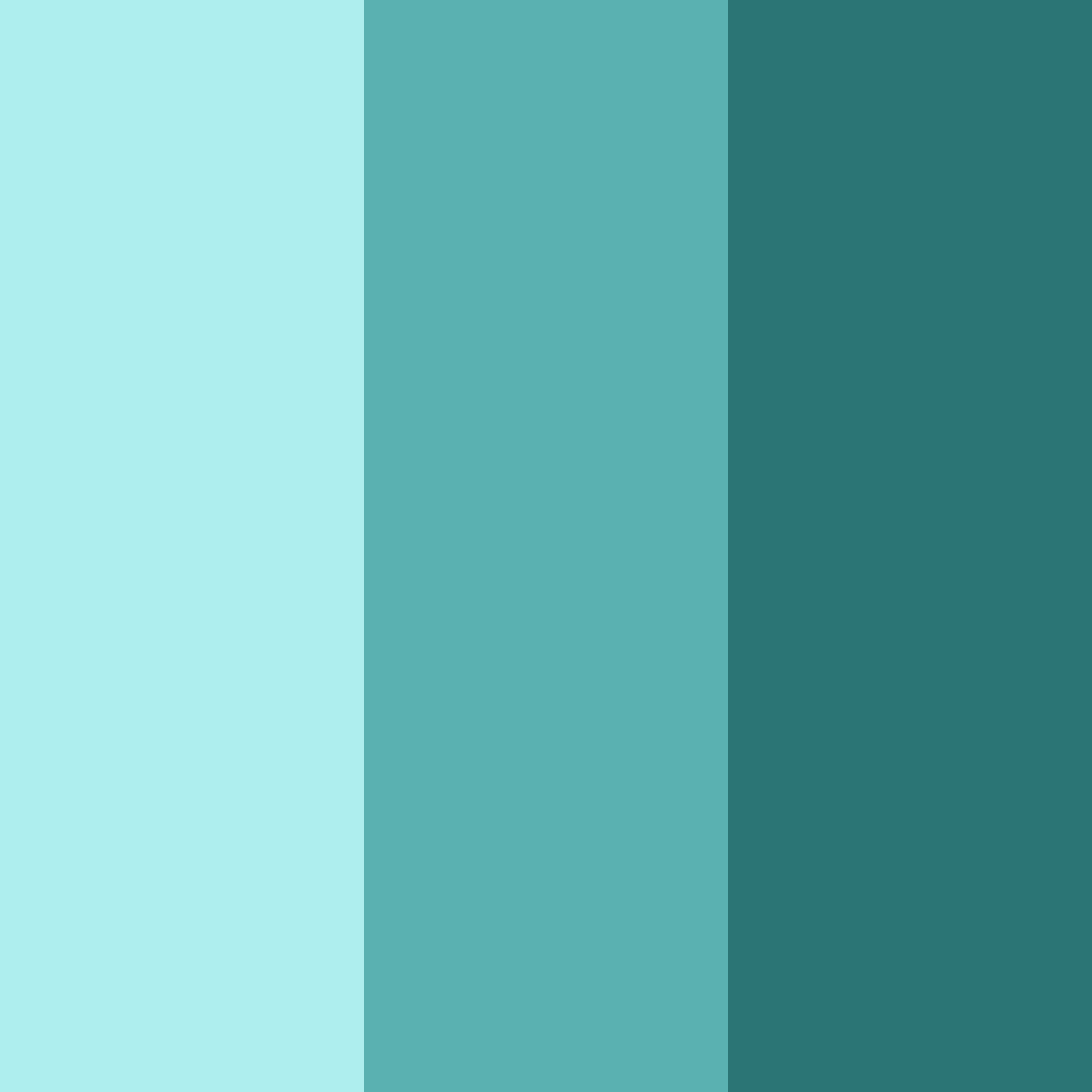 Download aqua authority color palette PNG image (square)