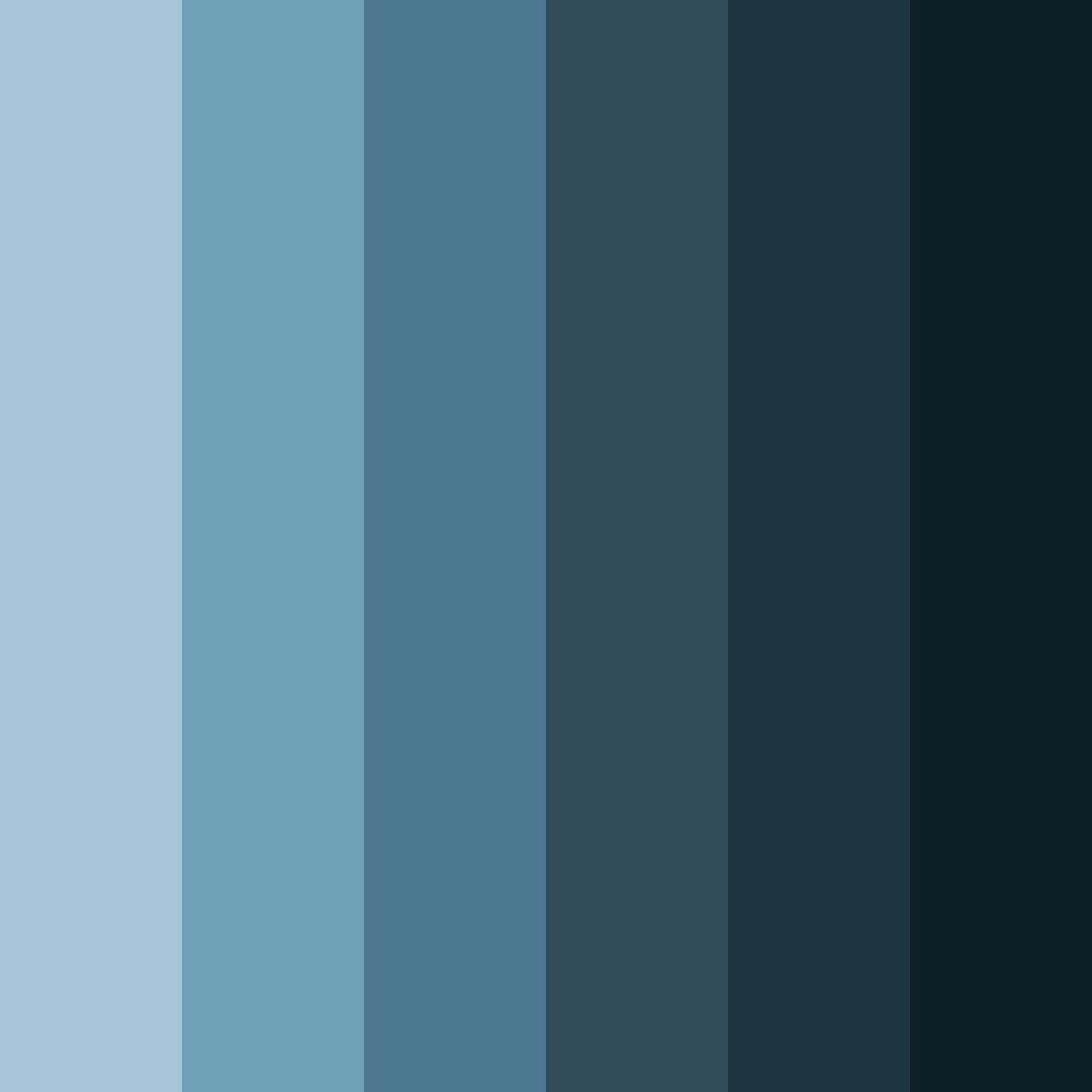 Download abyssal serenity color palette PNG image (square)