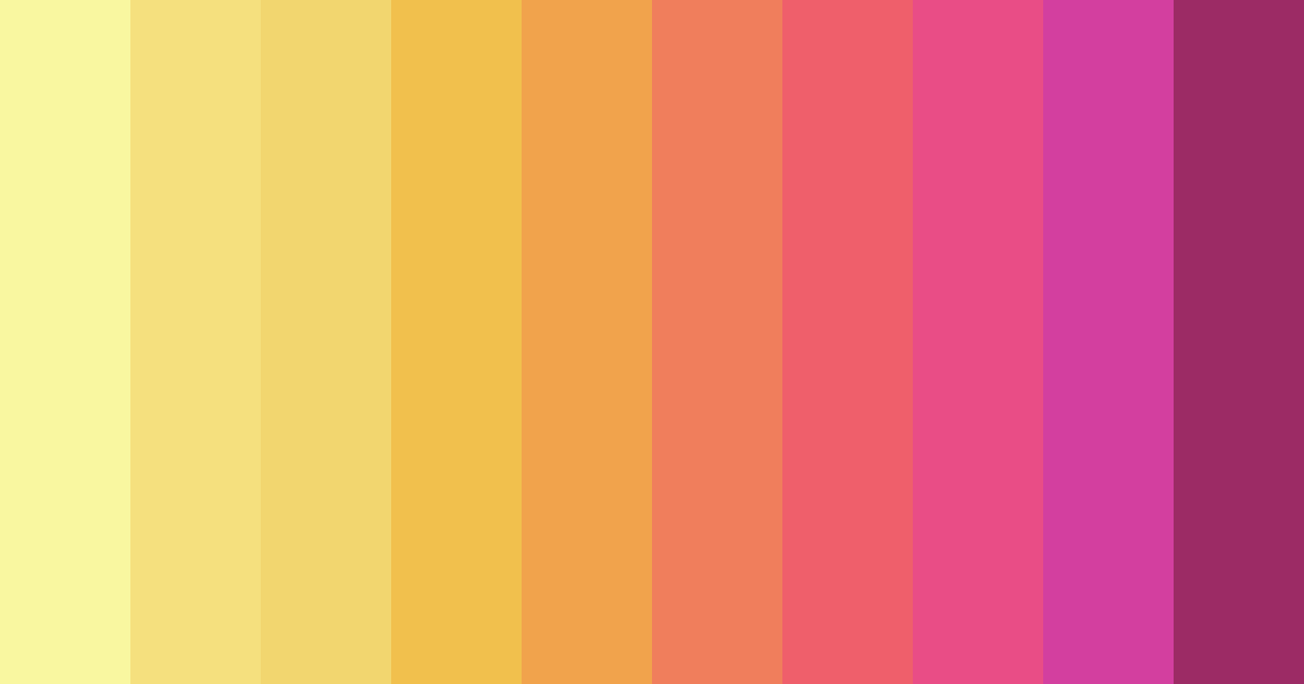 Download joyful yellow color palette PNG image (landscape)