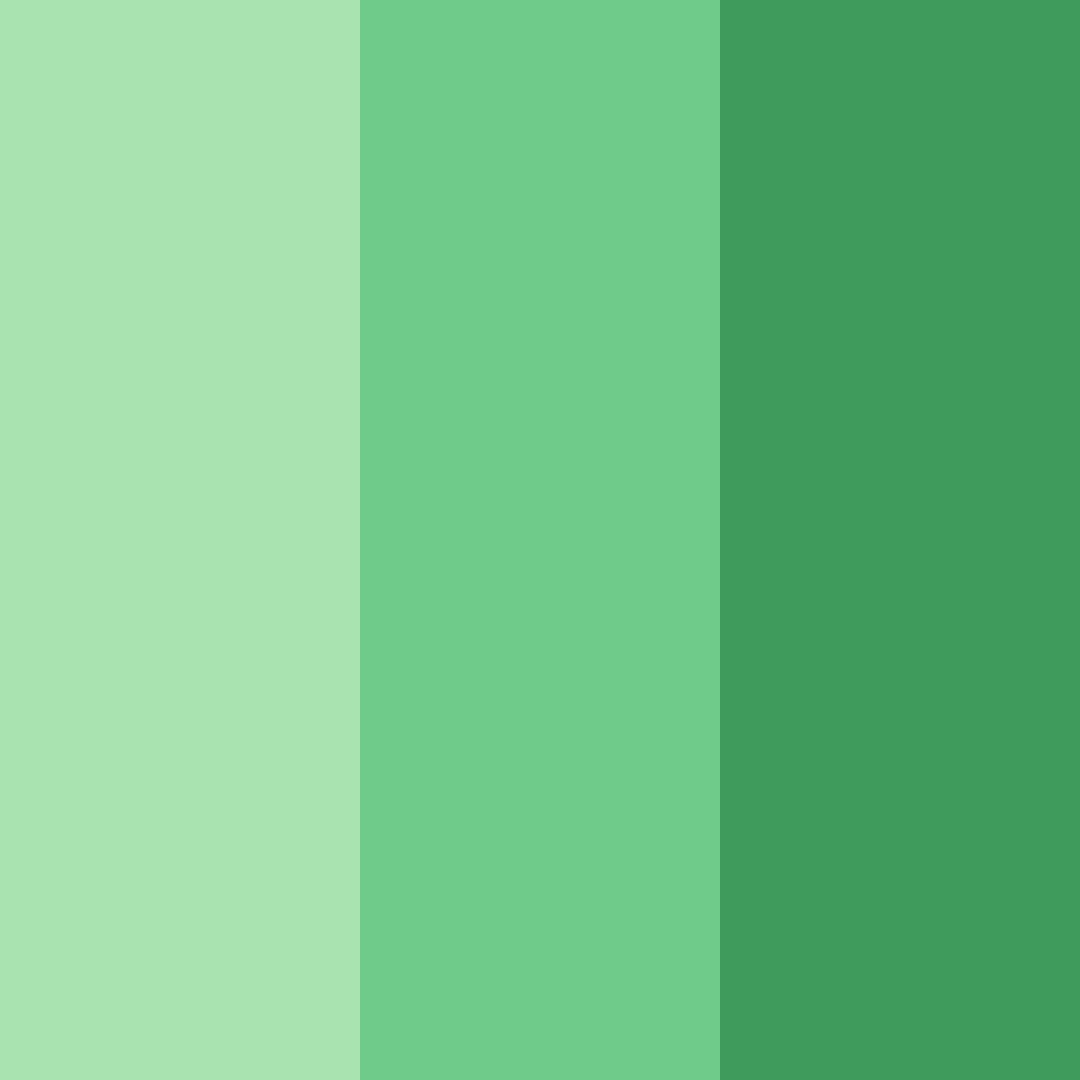 Download green spring color palette PNG image (square)