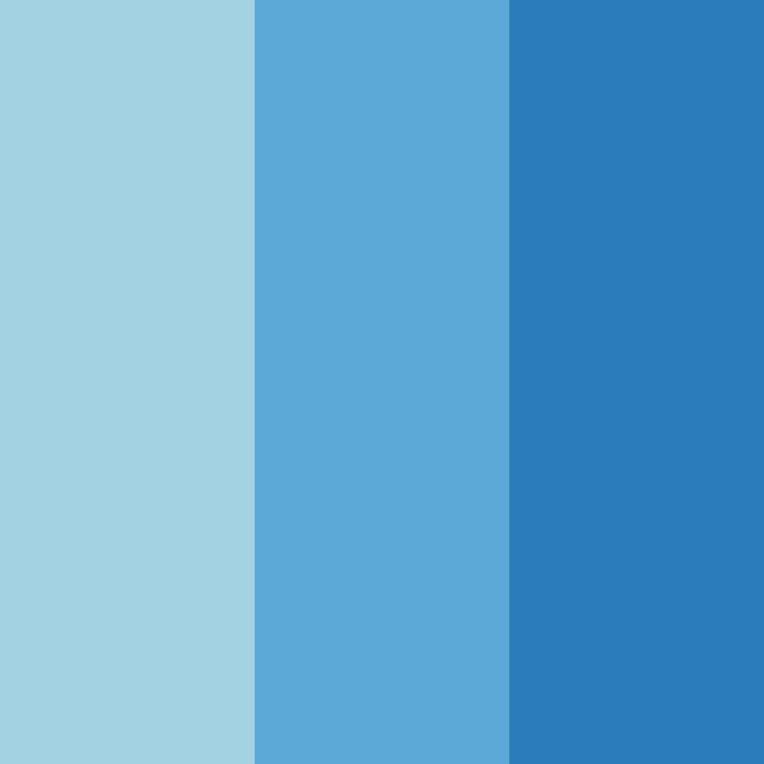 Download sky blue color palette PNG image (square)