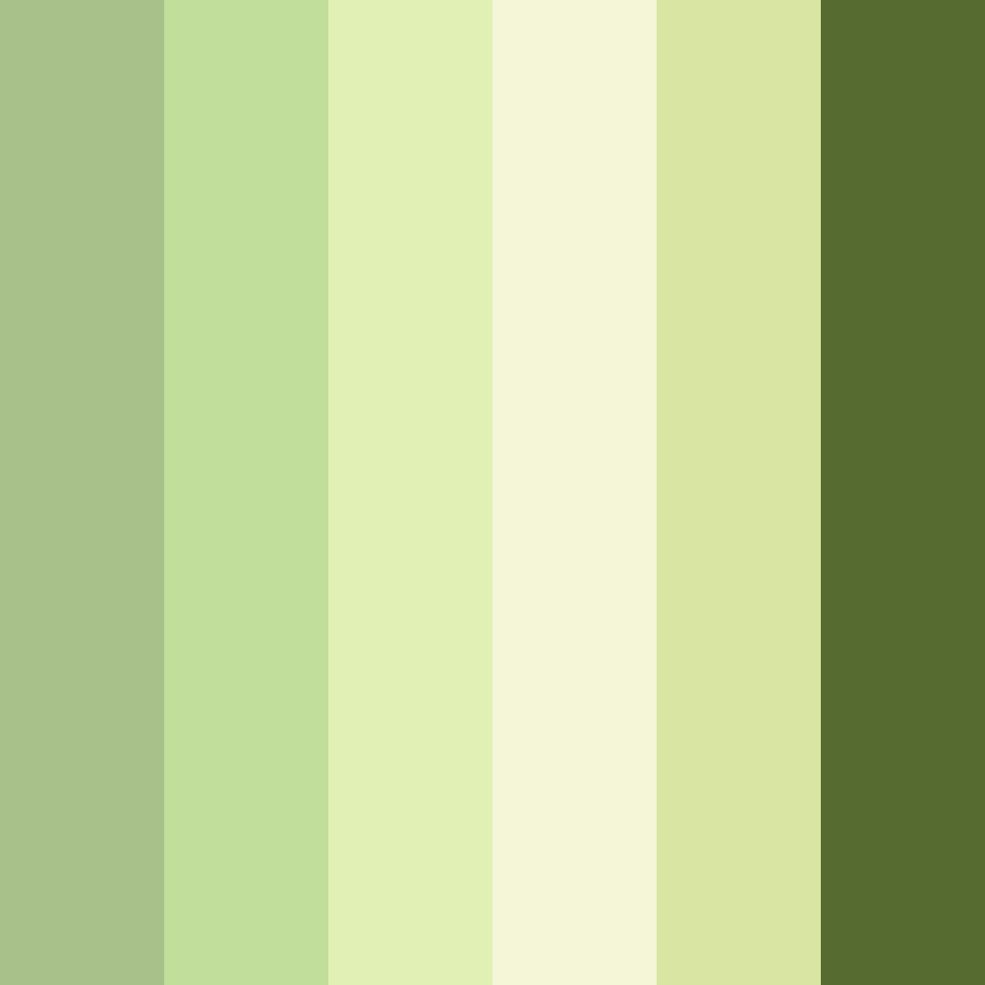 Download lush grove harmony color palette PNG image (square)
