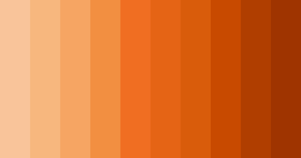 Download ginger whiskers color palette PNG image (landscape)