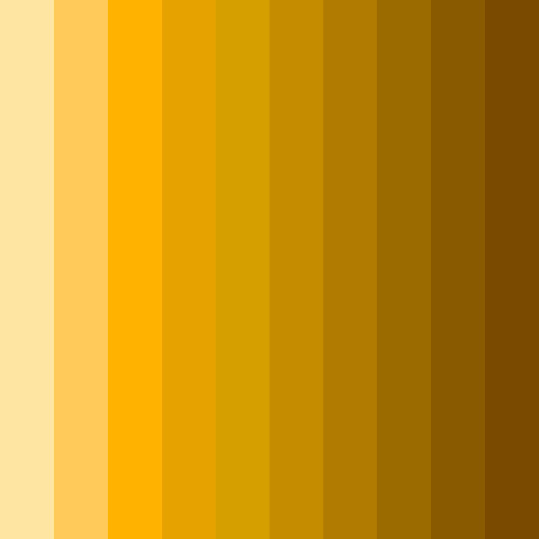 Download golden sunrise color palette PNG image (square)