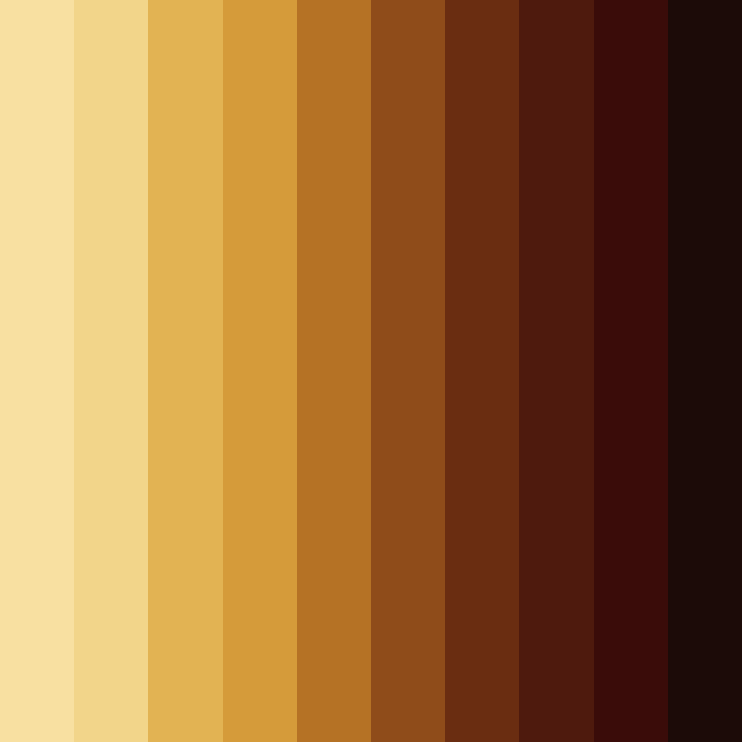 Download brown earthy tones color palette PNG image (square)