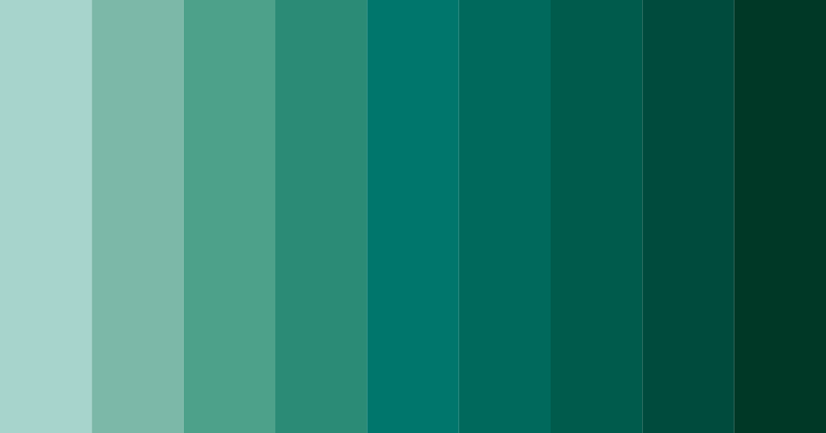 Download tropical deep dive color palette PNG image (landscape)