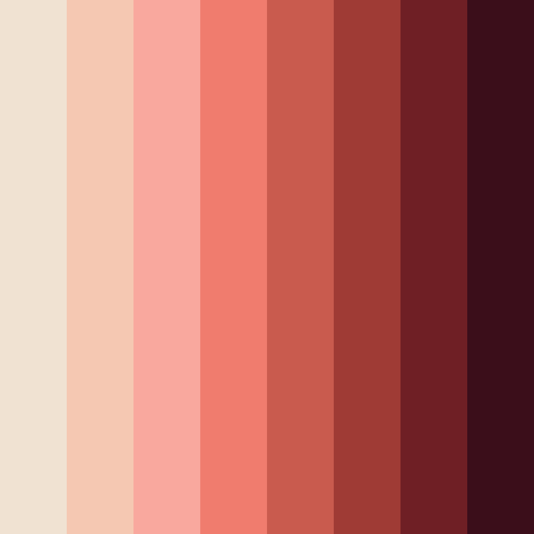 Download autumn reflection color palette PNG image (square)