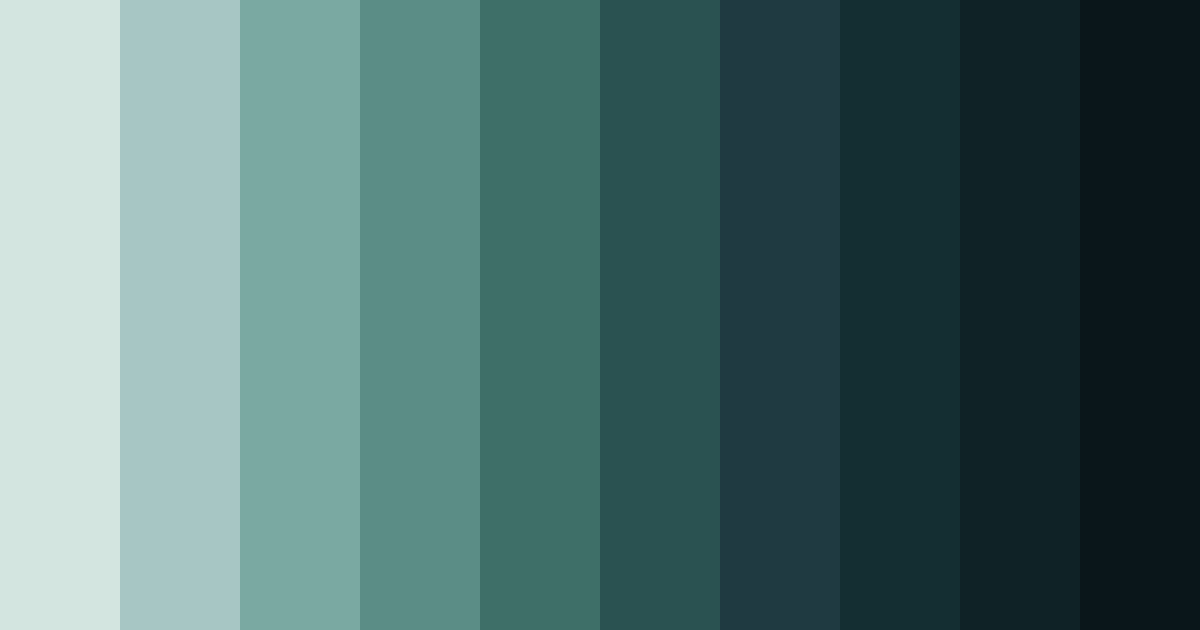 Download earthy teal color palette PNG image (landscape)