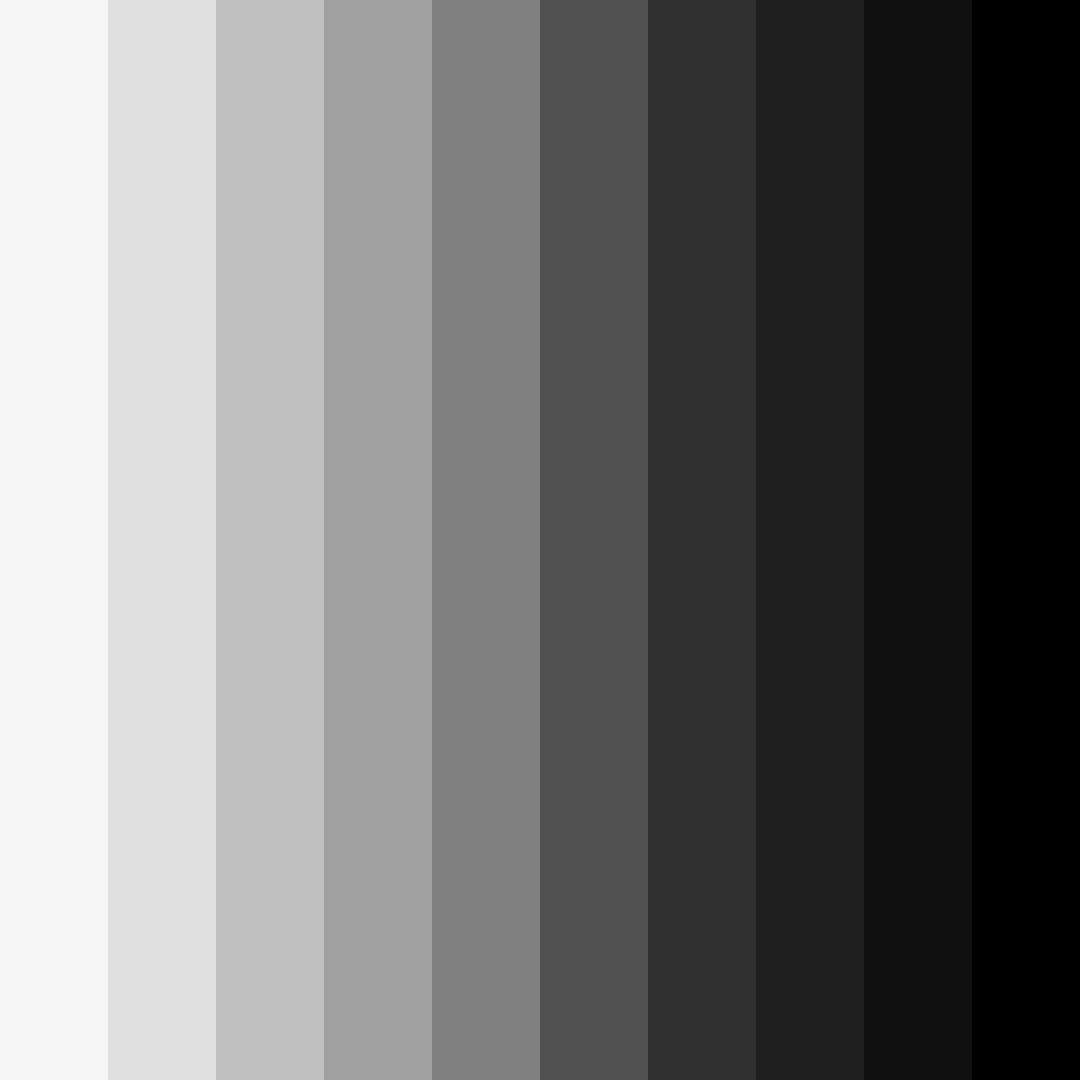 Download monochrome symphony color palette PNG image (square)