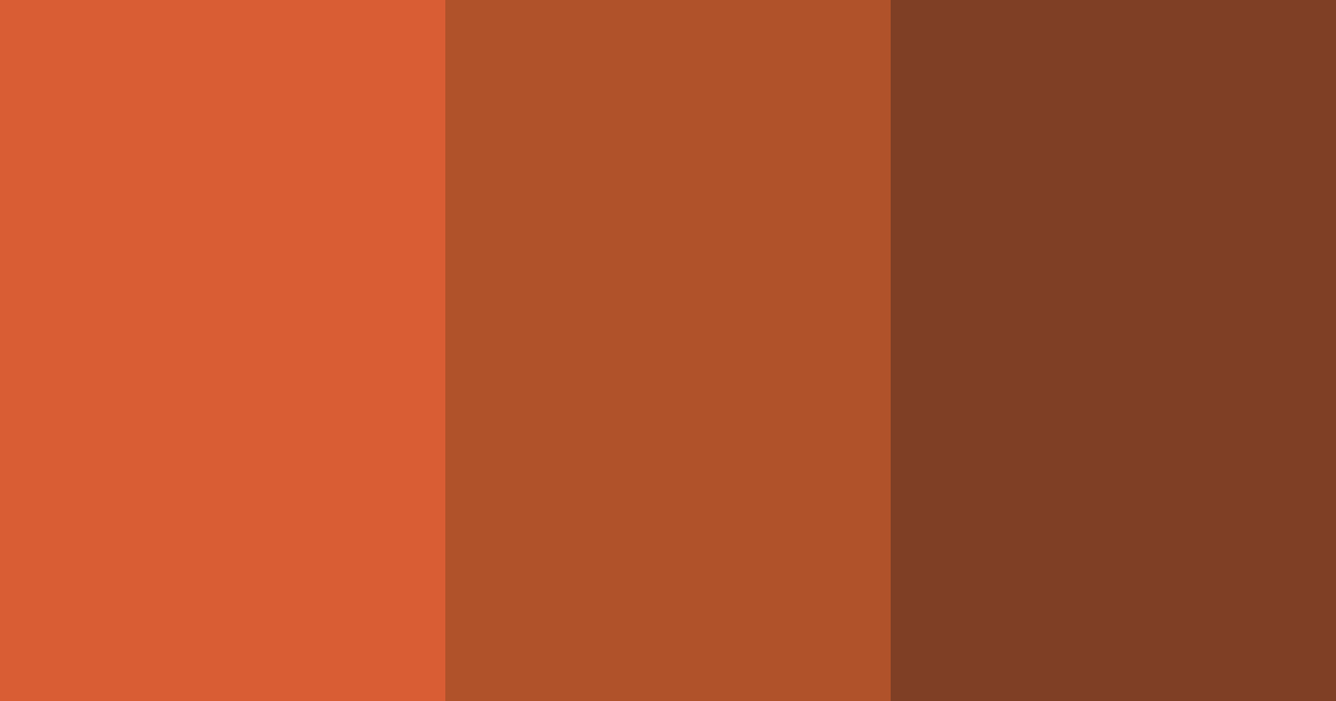 Download earthy red color palette PNG image (landscape)