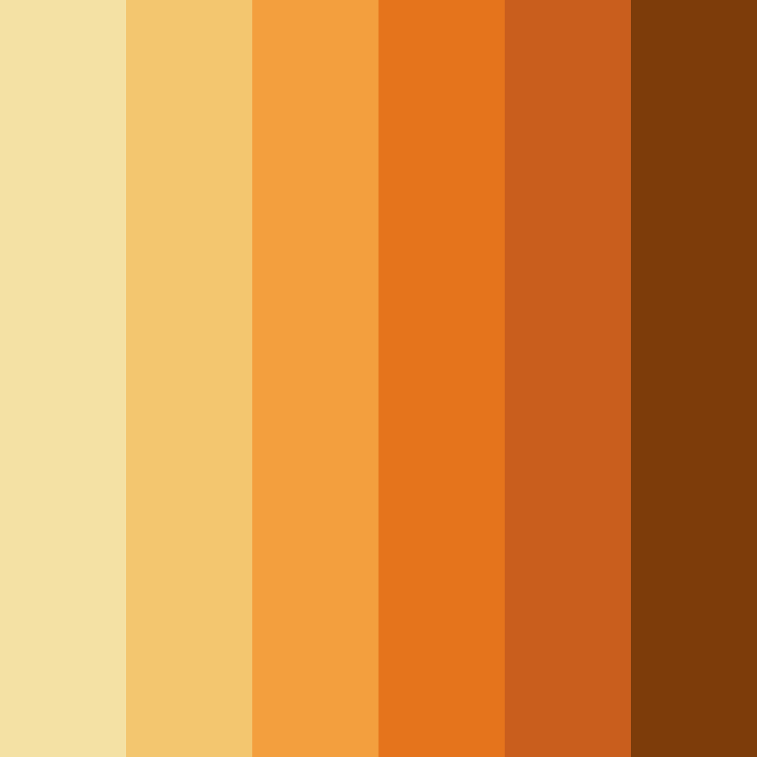 Download autumn emberglow color palette PNG image (square)
