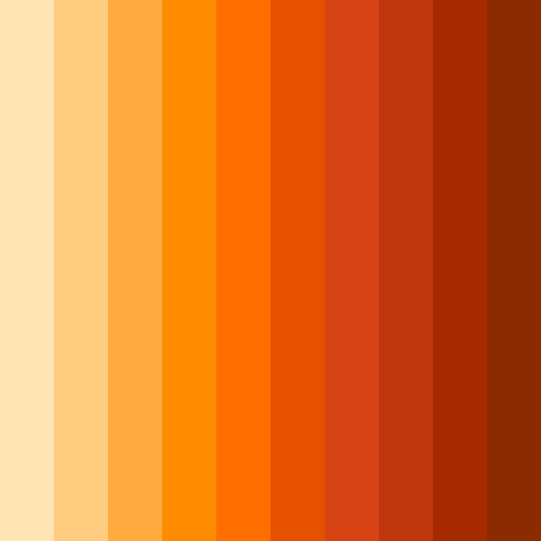 Download sunny ginger whiskers color palette PNG image (square)