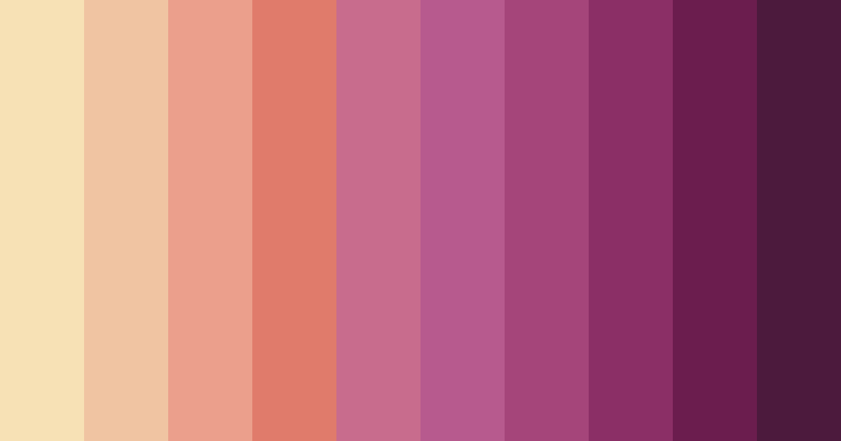 Download sweet temptations color palette PNG image (landscape)