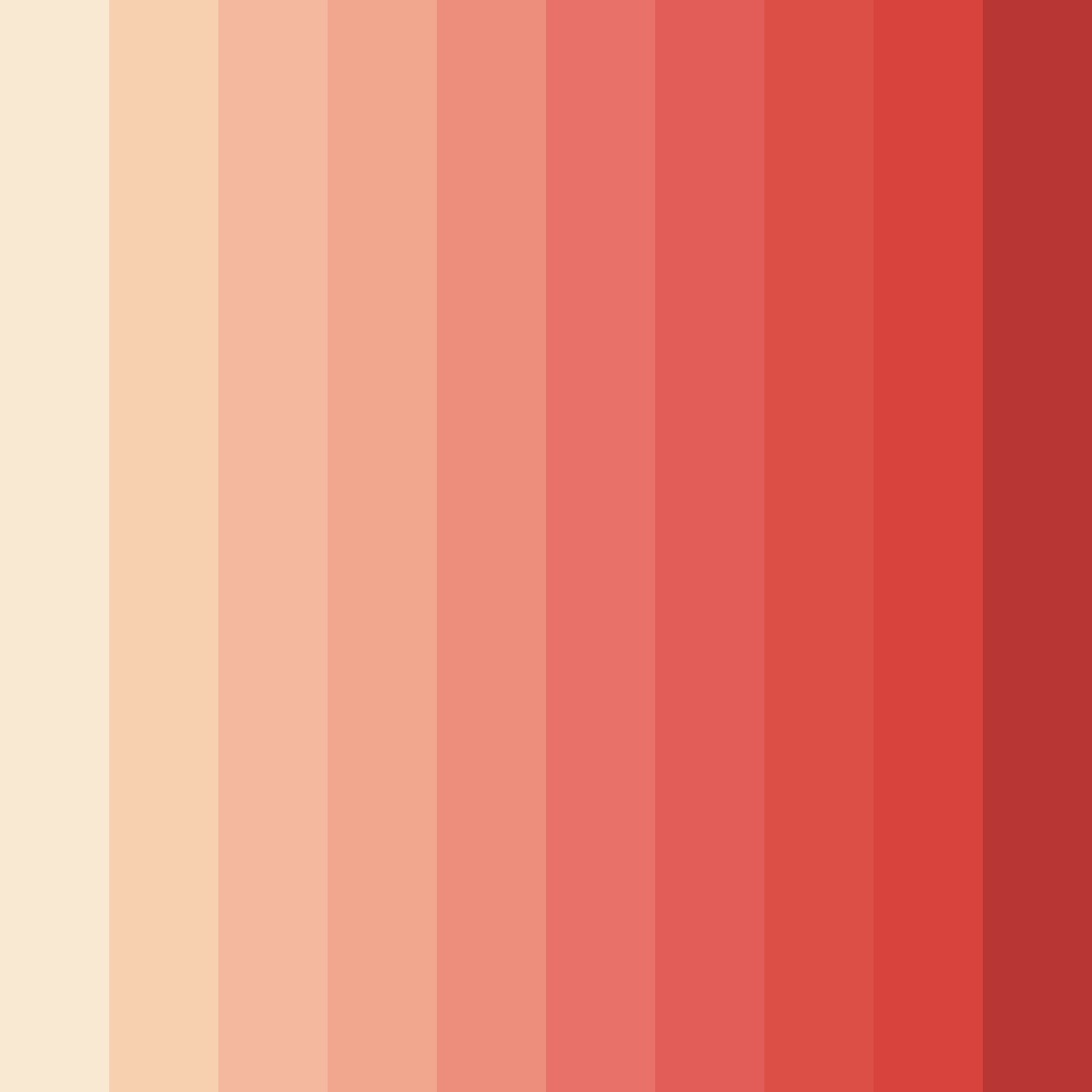 Download creamy pink color palette PNG image (square)